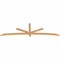 Ekena Millwork Alberta Timber Gable Bracket, Western Red Cedar, 108"W x 31 1/2"H x 1 1/2"D x 3 1/2"F, 7/12 Pitch GBW108X31X0204ALB00SWR - alternate 4